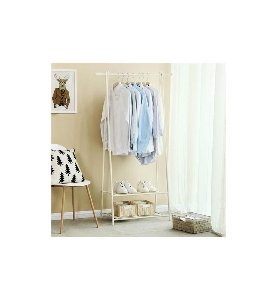 Songmics - Porte-manteau 87,5 x 155 cm, Blanc
