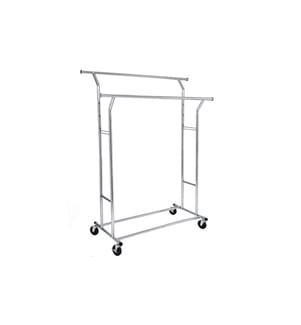 Songmics - Porte-manteau Poids lourds Chrome
