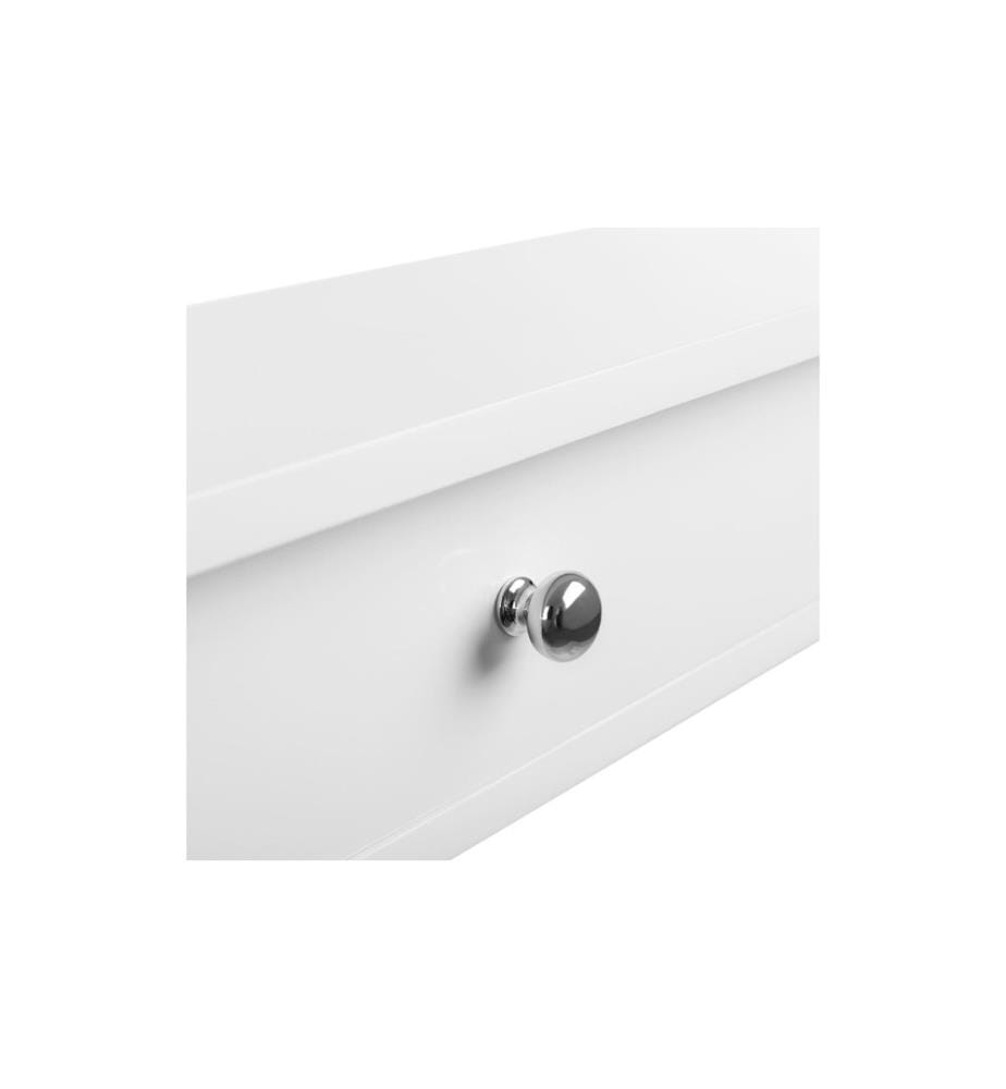 Songmics - Étagère murale avec 2 tiroirs Blanc