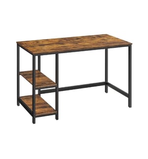 Songmics - Table LWD47X Brun vintage-noir