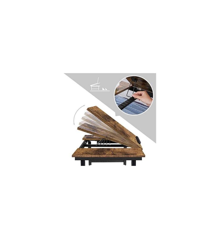 Songmics - Notebook-Ständer 14.3 , Braun/Schwarz