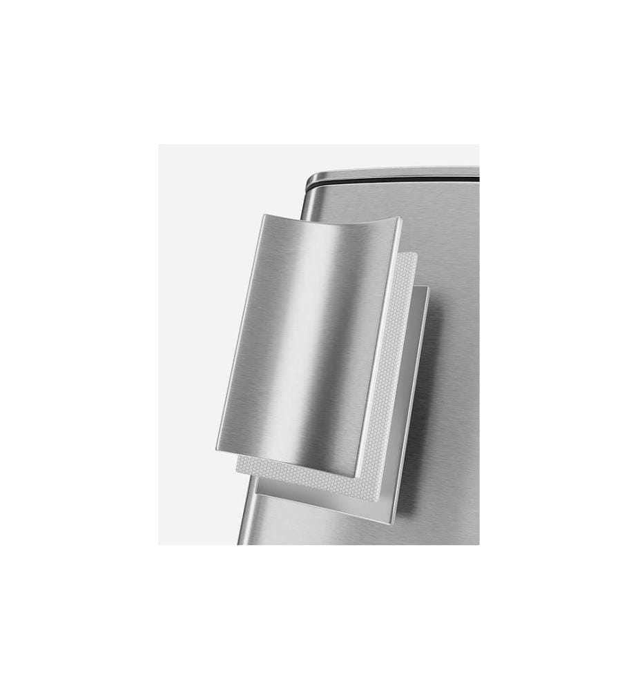 Songmics - Abfalleimer 20 l, Silber