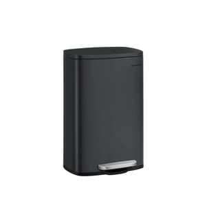 Songmics - Poubelle 50 l, Noir