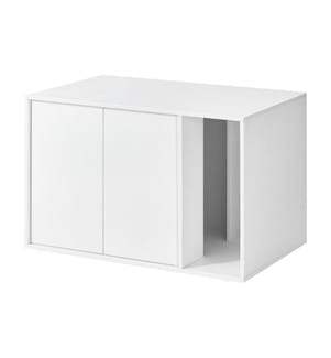 Feandrea - Katzenhaus für Katzentoilette Weiss