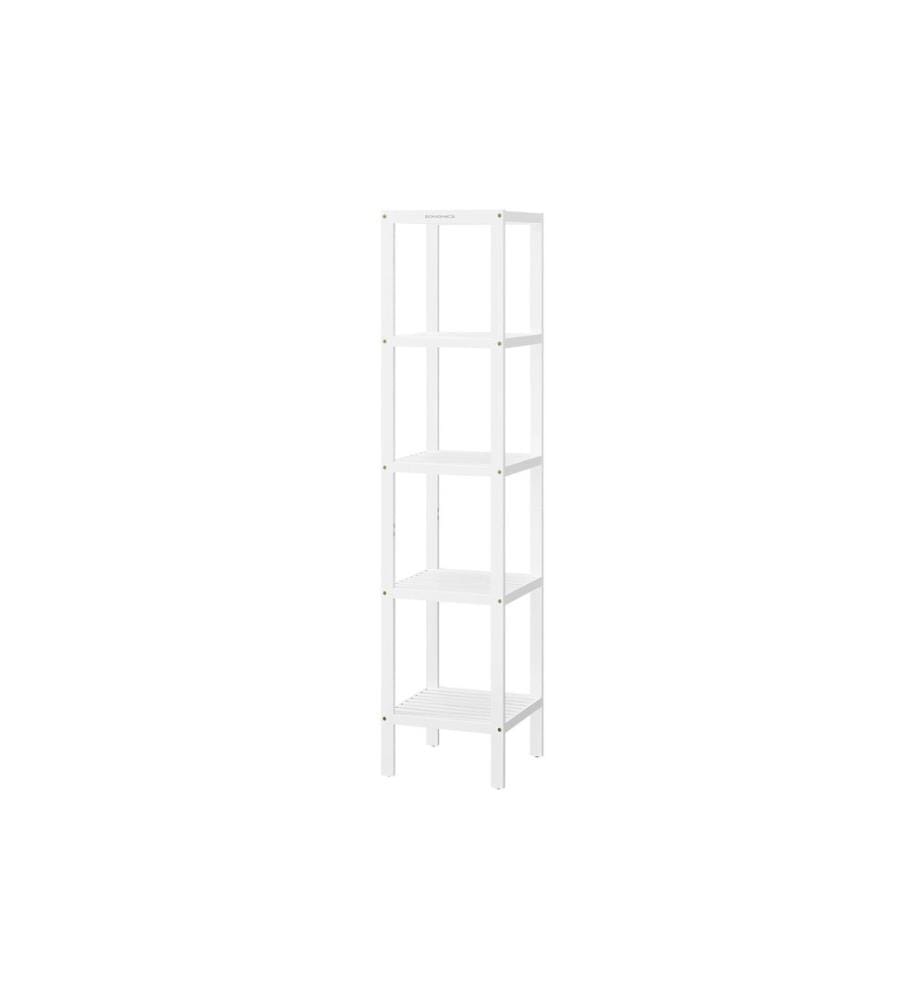 Songmics - Regal mit 5 Ebenen 33 x 33 x 146 cm, Weiss