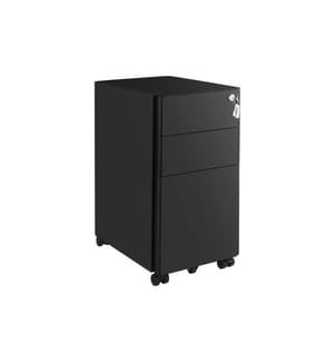 Songmics - Multifunktionswagen 30 x 46 x 59 cm, Schwarz