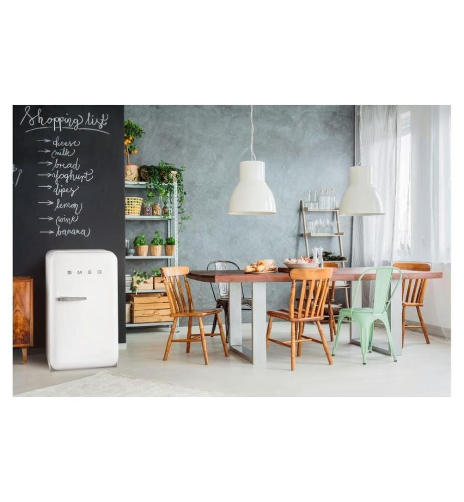 SMEG - Kühlschrank FAB5RWH6 Weiss, Rechts