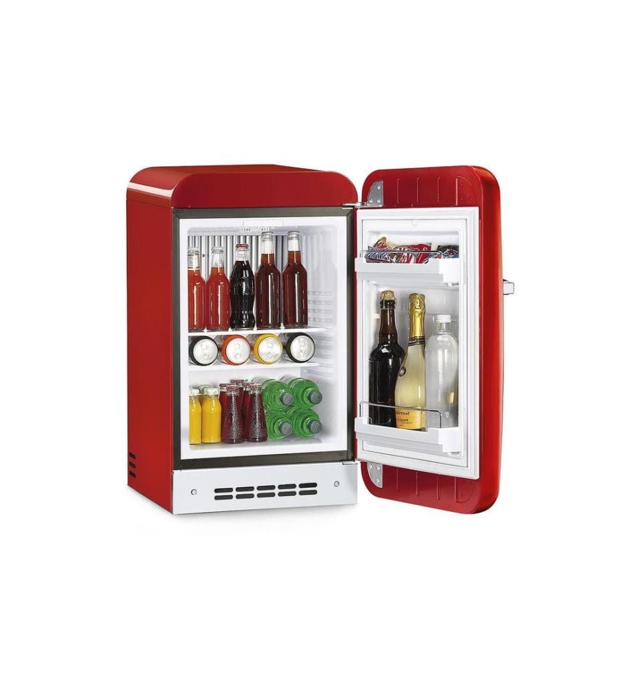 SMEG - Kühlschrank FAB5RRD6 Rot, Rechts