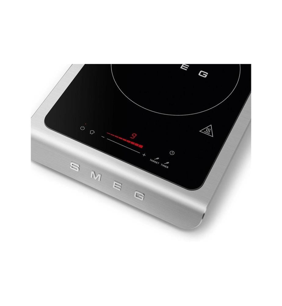 SMEG - Plaque de cuisson à induction PIC01BLMEU Blanc, 2100 W