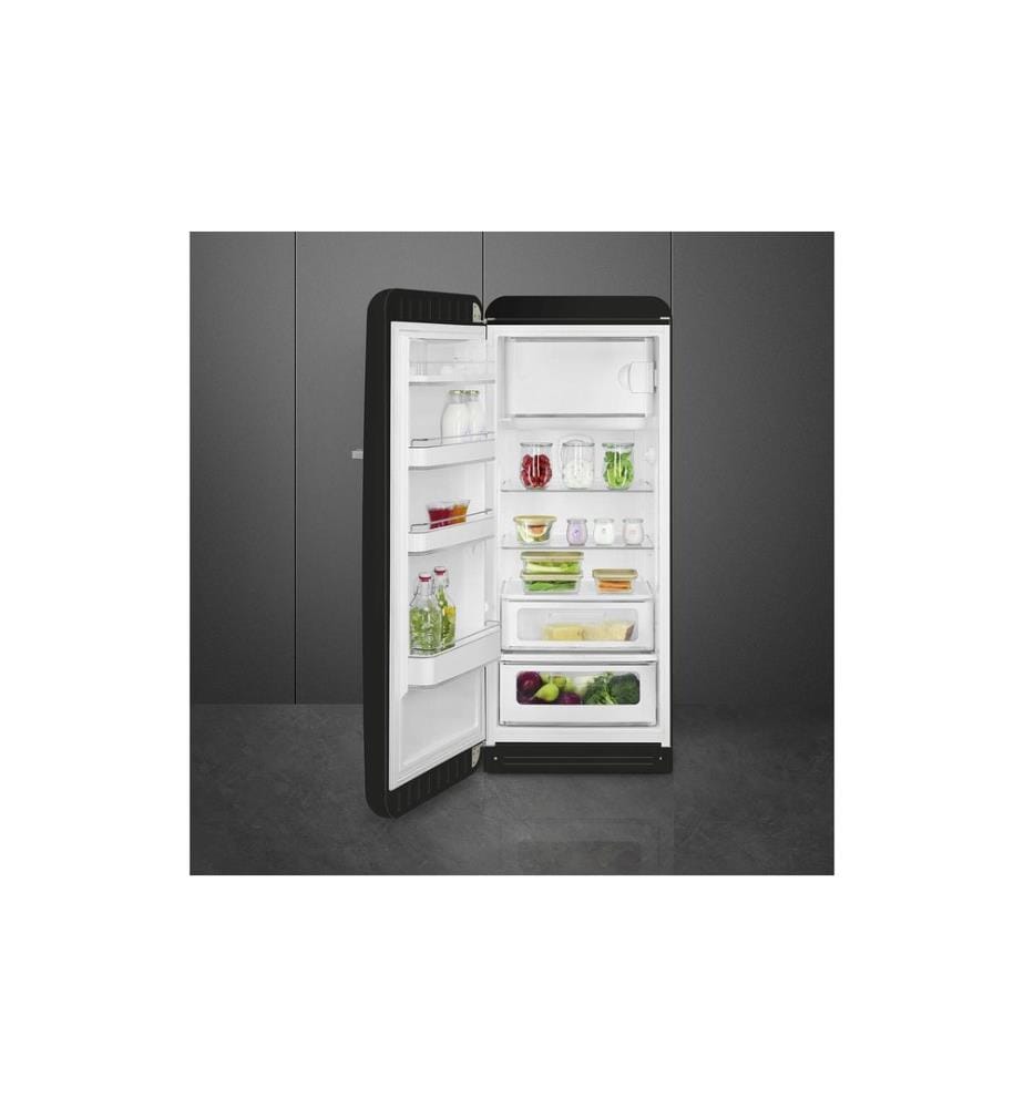 SMEG - Kühlschrank FAB28LBL6 Schwarz, Links