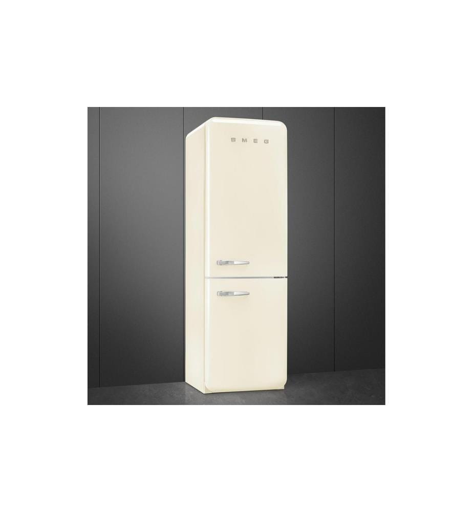 SMEG - Kühl-Gefrierkombination FAB32RCR6 Crème, Rechts