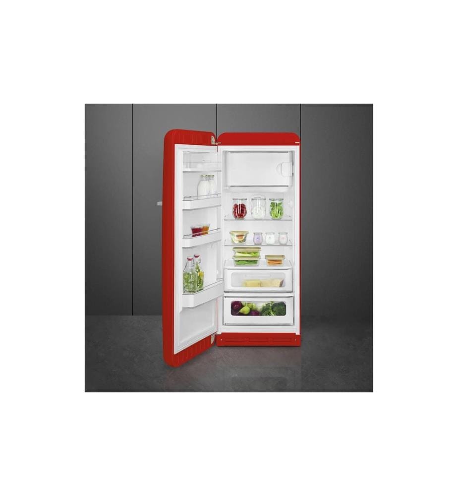 SMEG - Réfrigérateur FAB28LRD6 Rouge, Gauche