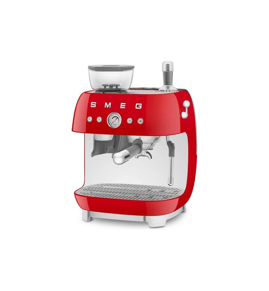 SMEG - Siebträgermaschine 50's Style EGF03RDEU Rot