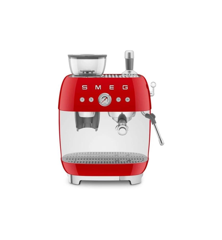 SMEG - Siebträgermaschine 50's Style EGF03RDEU Rot