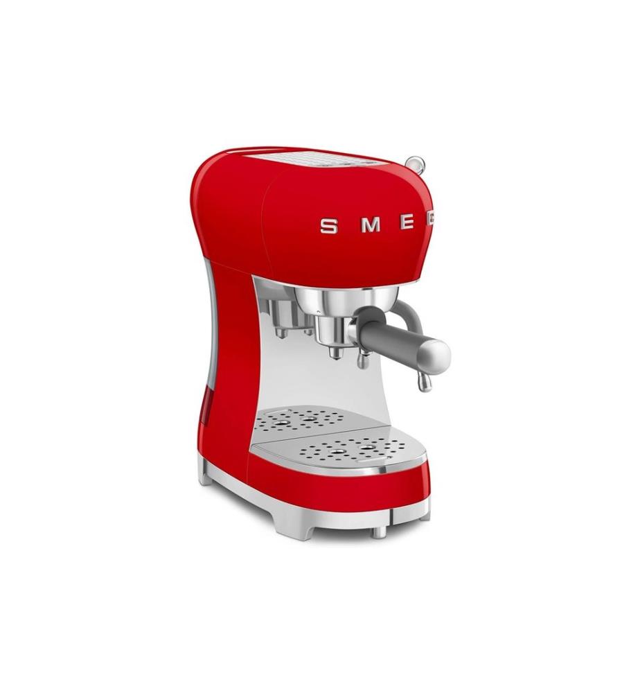 SMEG - Siebträgermaschine 50's Style ECF02RDEU Rot