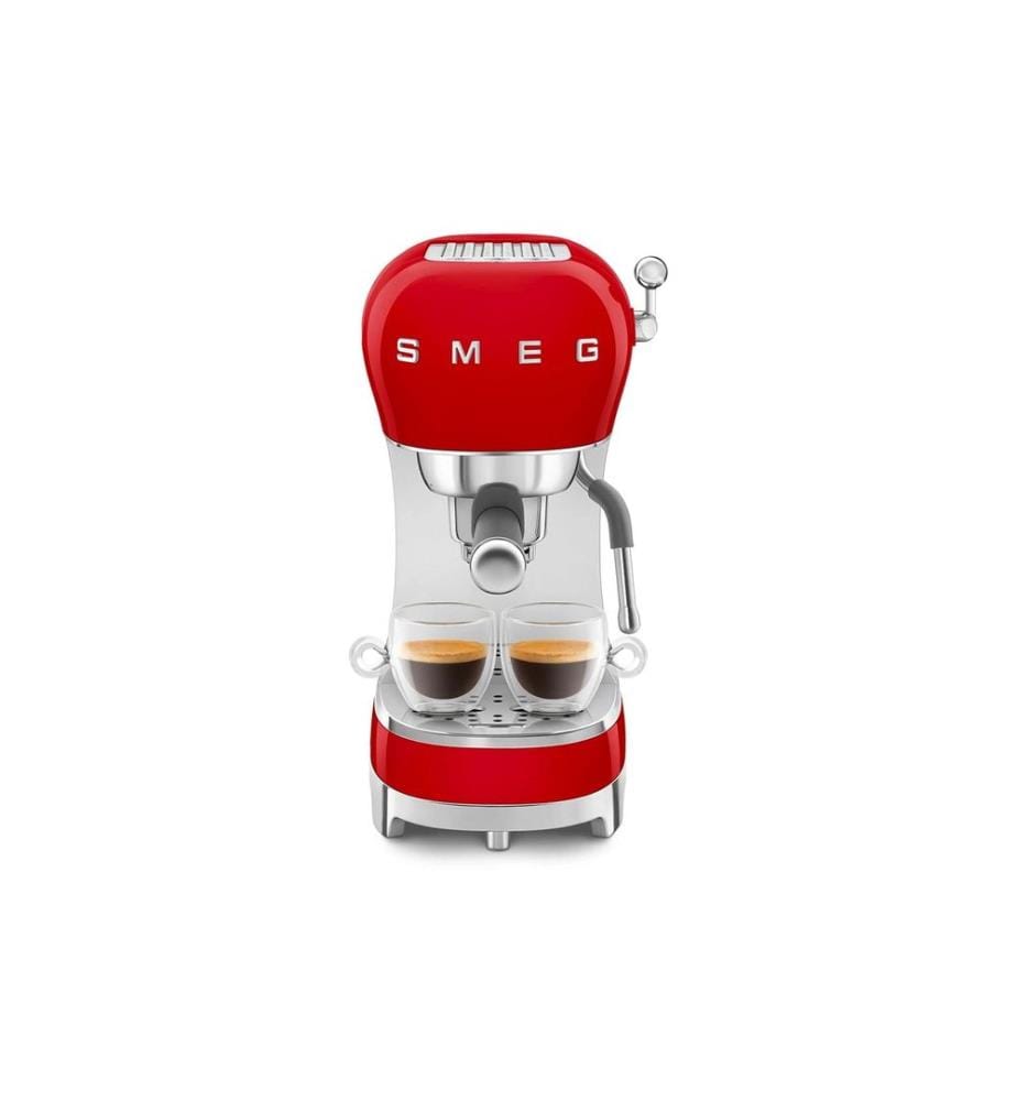 SMEG - Siebträgermaschine 50's Style ECF02RDEU Rot