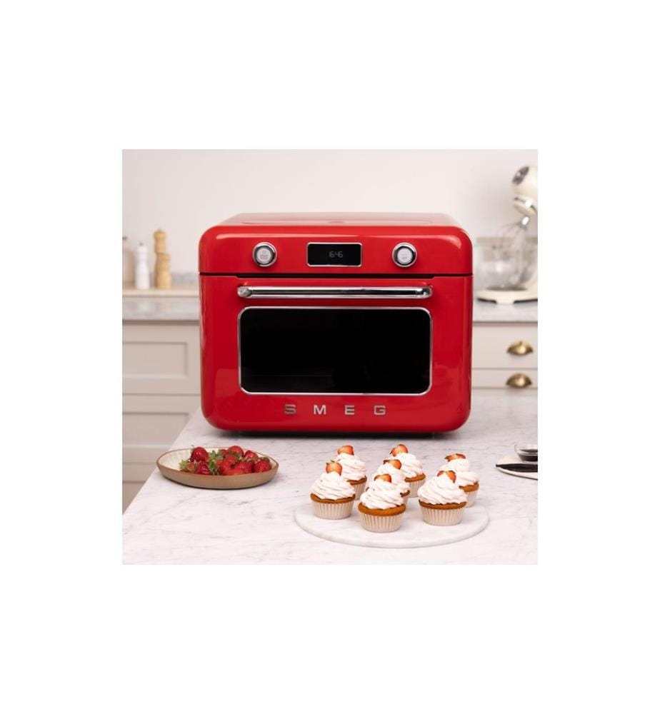 SMEG - Backofen COF01RDEU 30 l, Rot
