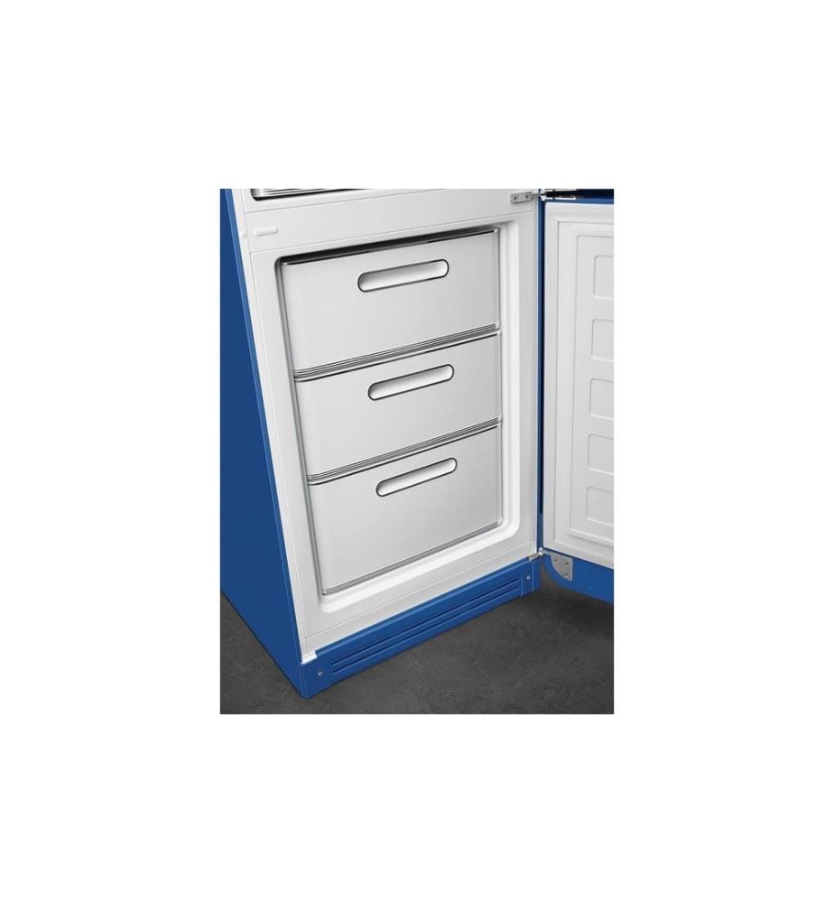 SMEG - Kühl-Gefrierkombination FAB32RBE6 Blau, Rechts