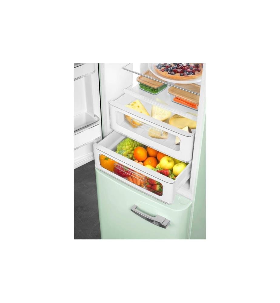 SMEG - Kühl-Gefrierkombination FAB32LPG6 Grün, Links