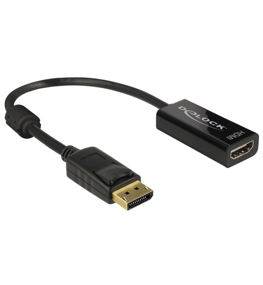 DELOCK - Adapter DisplayPort - HDMI passiv, 4K/30Hz, schwarz