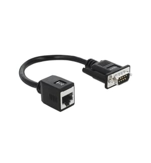 DELOCK - Netzwerk-Adapter RS232/422/485 - LAN Buchse Seriell