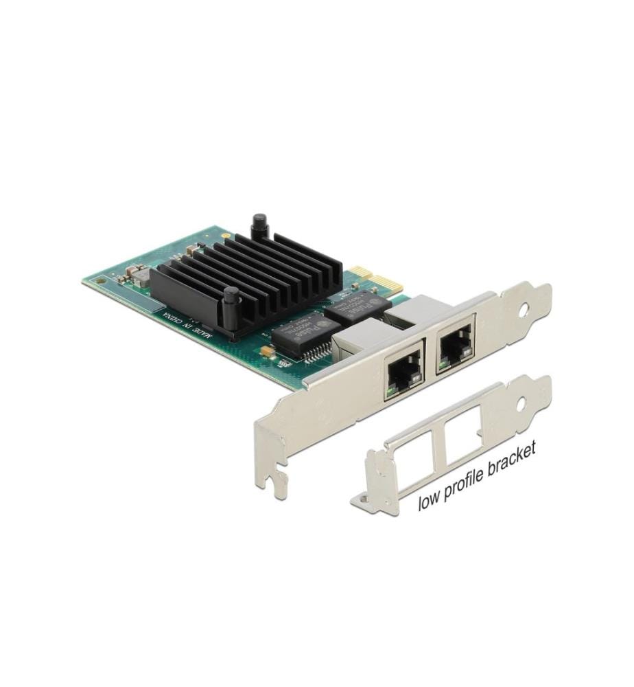 DELOCK - Netzwerkkarte 2x 1Gbps, i350 PCI-Express x1