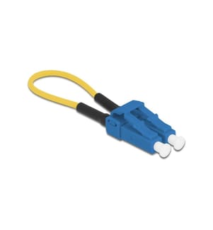 DELOCK - Adaptateur à boucle de fibre optique Singlemode LC – LC, OS2, Duplex