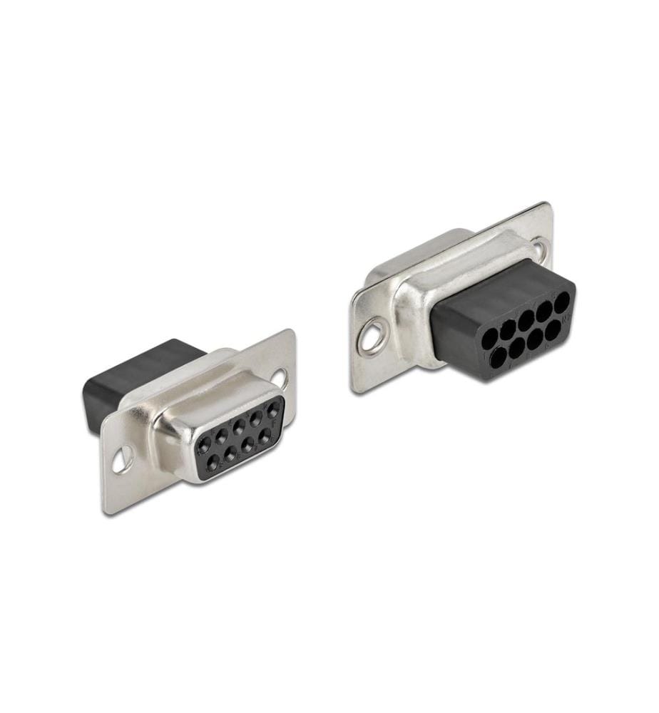 DELOCK - Crimp Buchse D-Sub 9 Pin 4 Stück