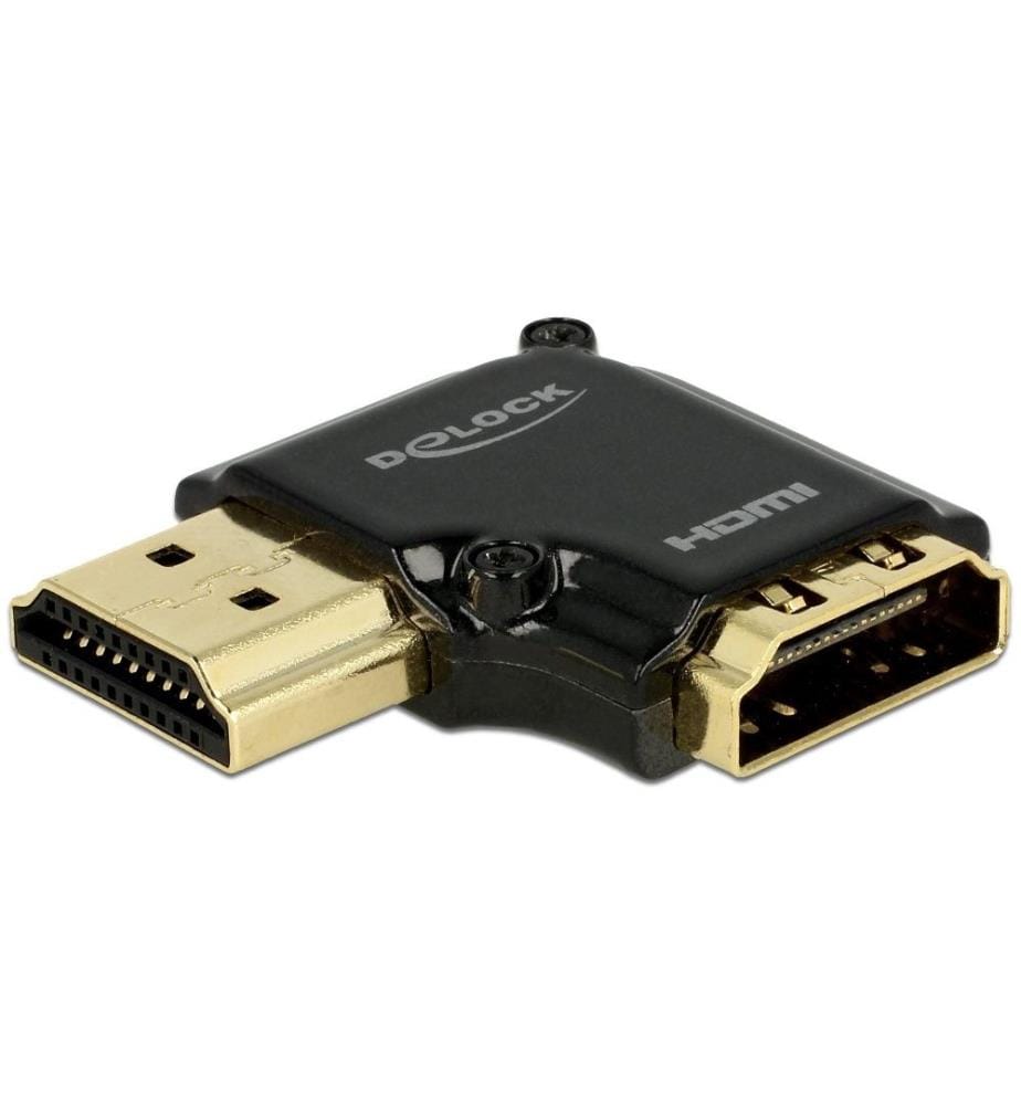 DELOCK - Adapter High Speed Ethernet 4K 90° HDMI - HDMI