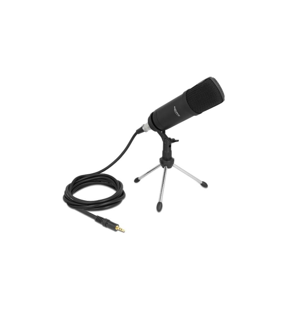 DELOCK - Microphone professionnel de podcasting avec connecteur XLR/3.5mm jack