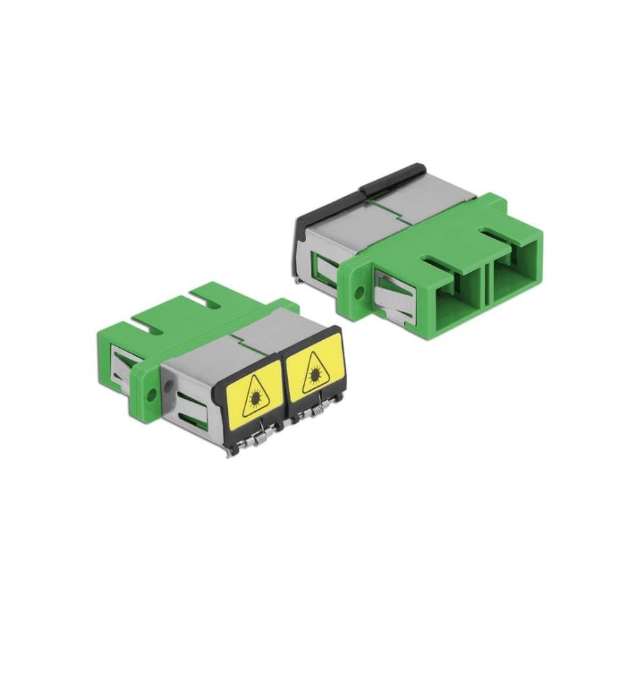 DELOCK - LWL-Kupplung 1 Stück Singlemode SC – SC, OS2, Duplex