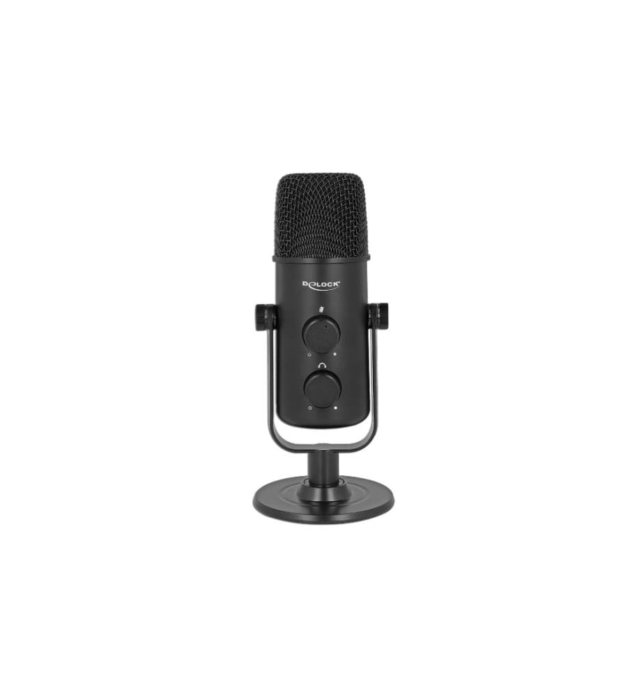 DELOCK - Kondensatormikrofon USB für Streaming, Podcasting