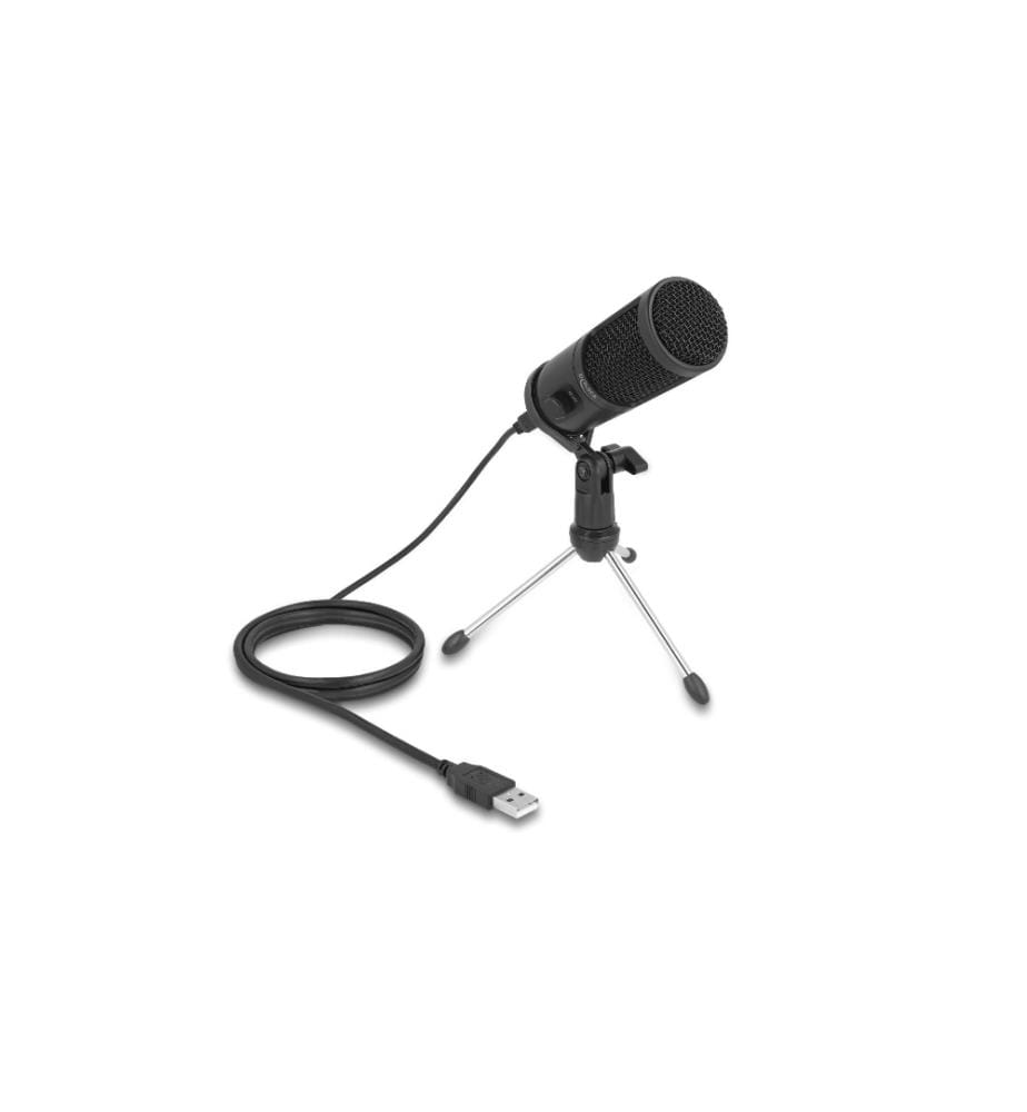 DELOCK - Kondensatormikrofon USB mit Ständer