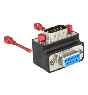 DELOCK - Winkeladapter D-Sub 9Pin Stecker, 270°