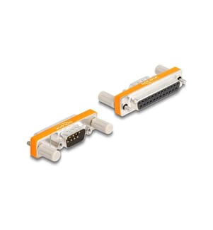 DELOCK - Adapter D-Sub 9 Pin Stecker – D-Sub 25 Pin Buchse
