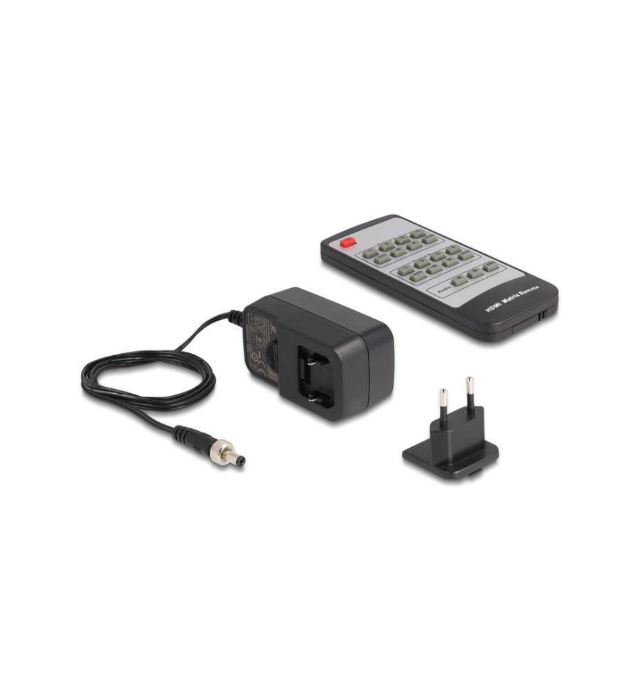 DELOCK - Commutateur matriciel HDMI 4K 60Hz avec Extracteur Audio