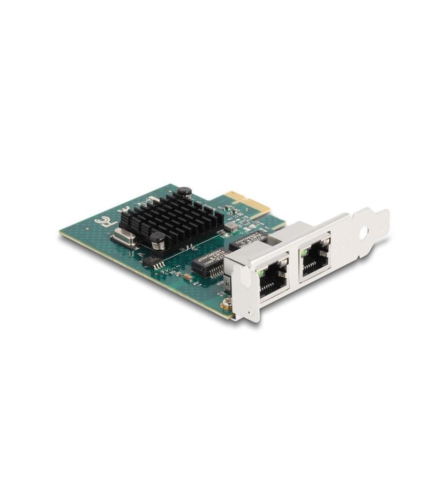 DELOCK - Netzwerkkarte 2x RJ45 Gigabit, PCI-Express x1