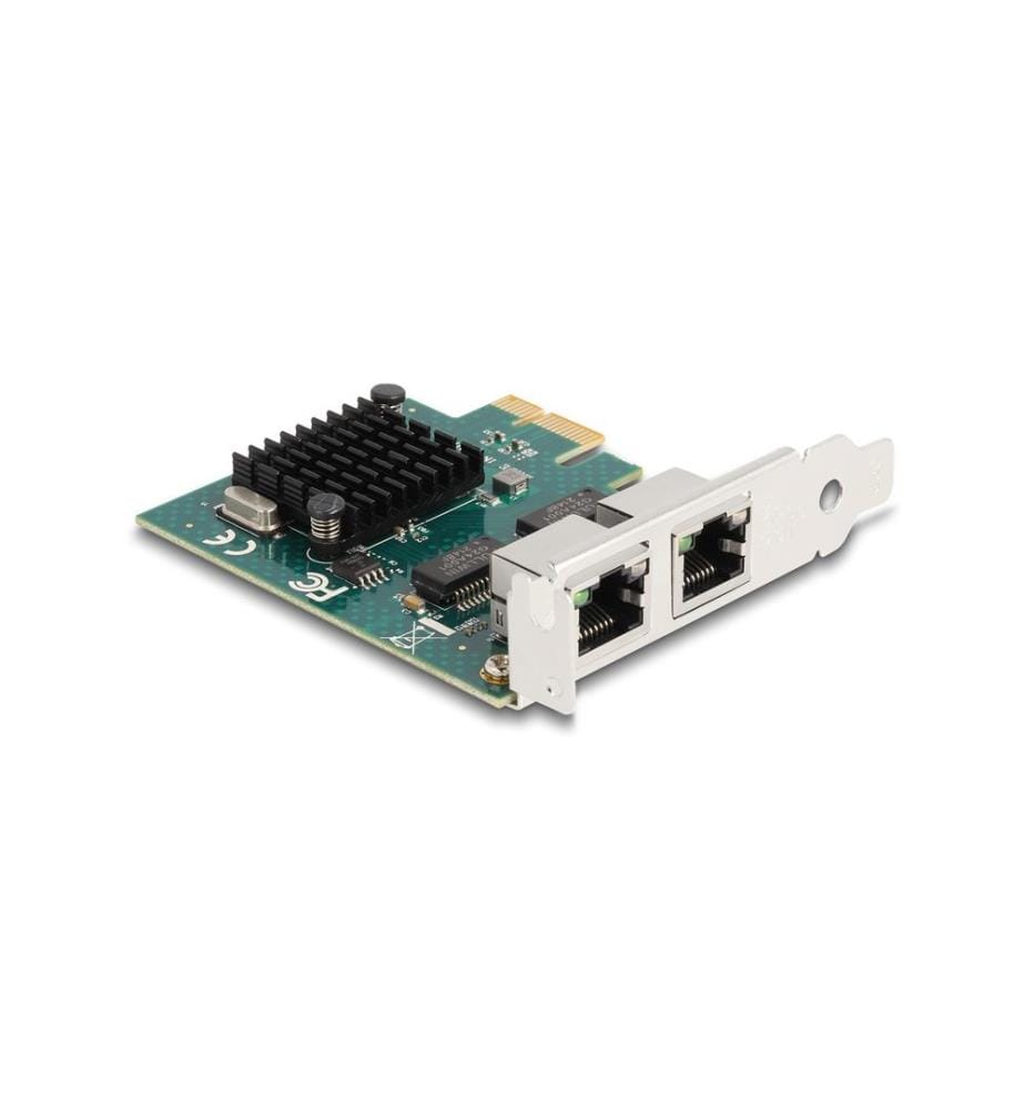 DELOCK - Netzwerkkarte 2x RJ45 Gigabit, PCI-Express x1