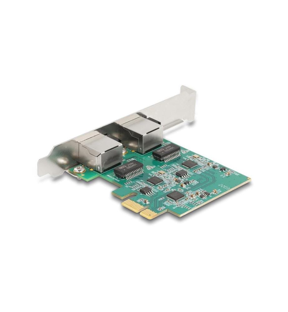 DELOCK - Netzwerkkarte 2x RJ45 2.5 Gbps PCI-Express x1