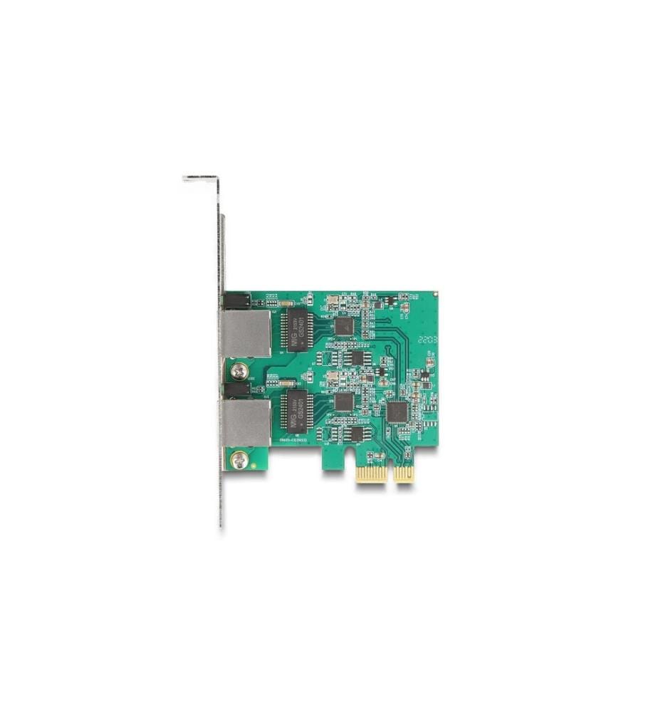 DELOCK - Netzwerkkarte 2x RJ45 2.5 Gbps PCI-Express x1