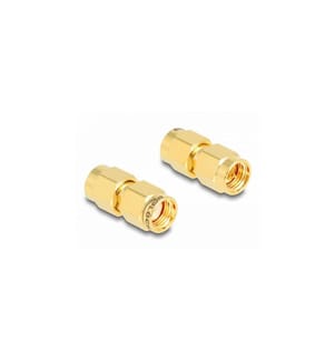 DELOCK - Antennenadapter C6801, RP-SMA Stecker (m) - SMA Stecker (m)