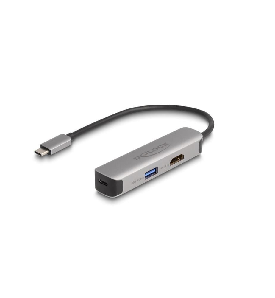 DELOCK - Adapter USB Type-C - HDMI/USB 3.0/USB Type-C