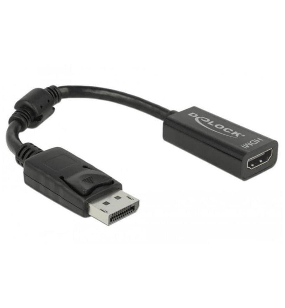 DELOCK - Adapter Displayport - HDMI Schwarz