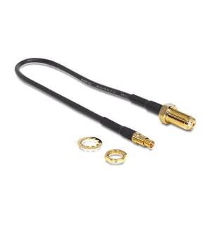 DELOCK - Antennenadapter 20cm SMA Buchse (f) - TS-9 Stecker (m)