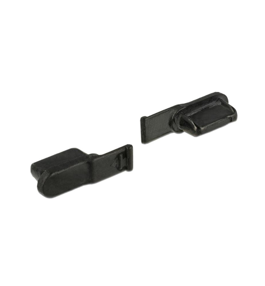 DELOCK - Staubschutz Lightning f 10 Stk. Schwarz