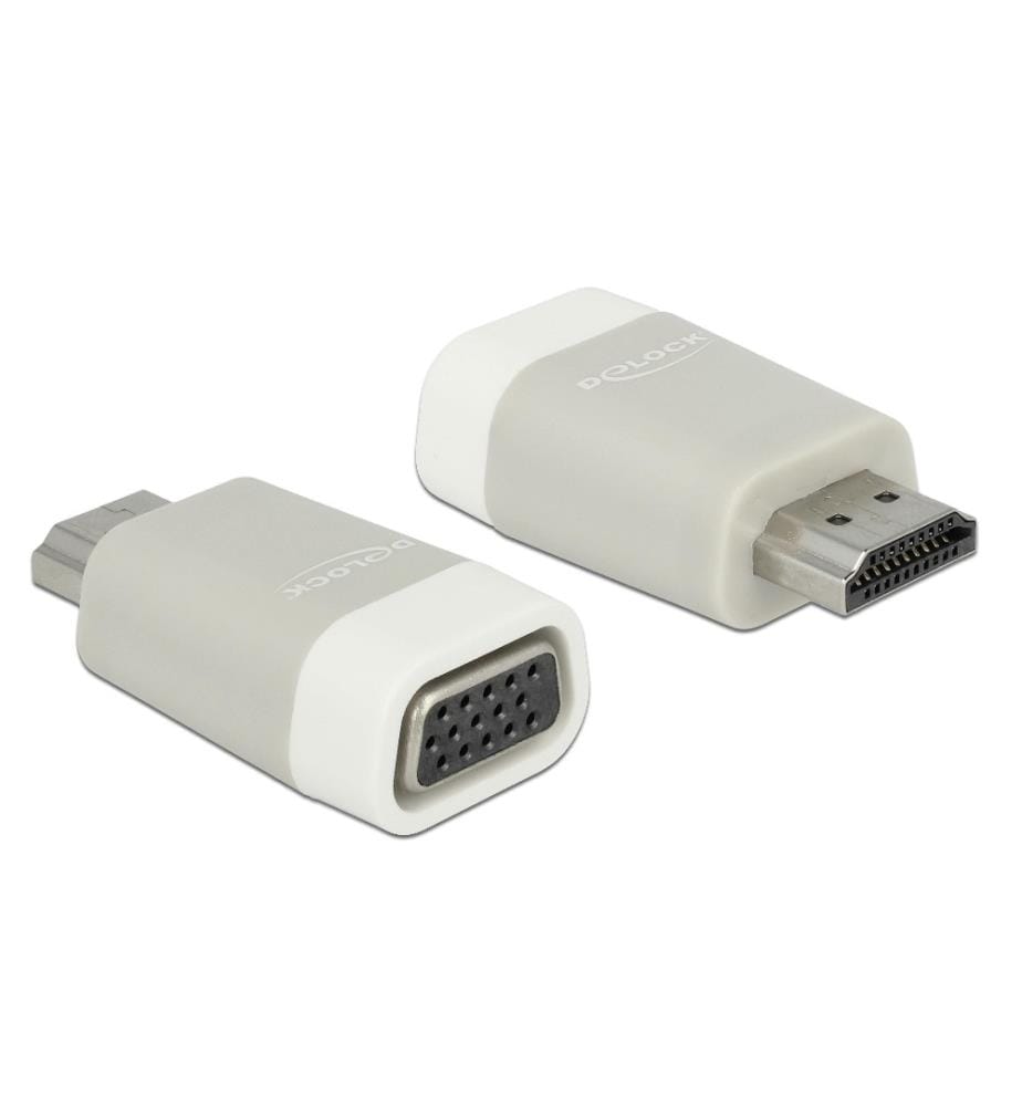 DELOCK - Adapter HDMI - VGA ohne Mutter, Weiss