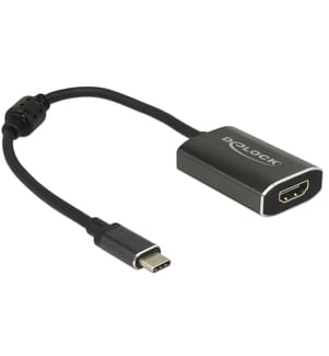 DELOCK - Adapter 4K USB-C – HDMI/USB-C mit PD