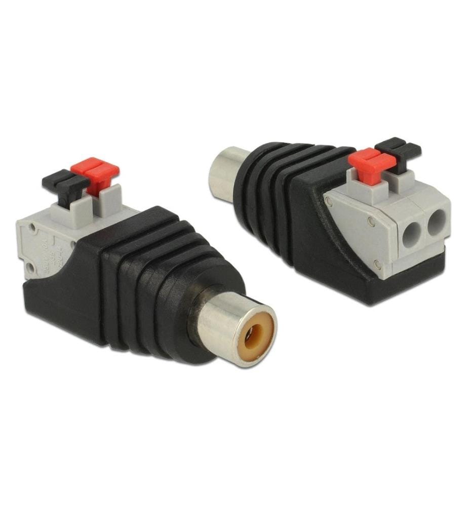 DELOCK - Audio-Adapter Cinchbuchse auf Terminalblock – Spezial