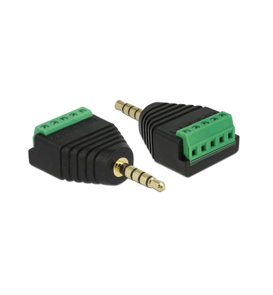 DELOCK - Audio-Adapter 5Pin Terminalblock 3.5mm Klinke Stecker