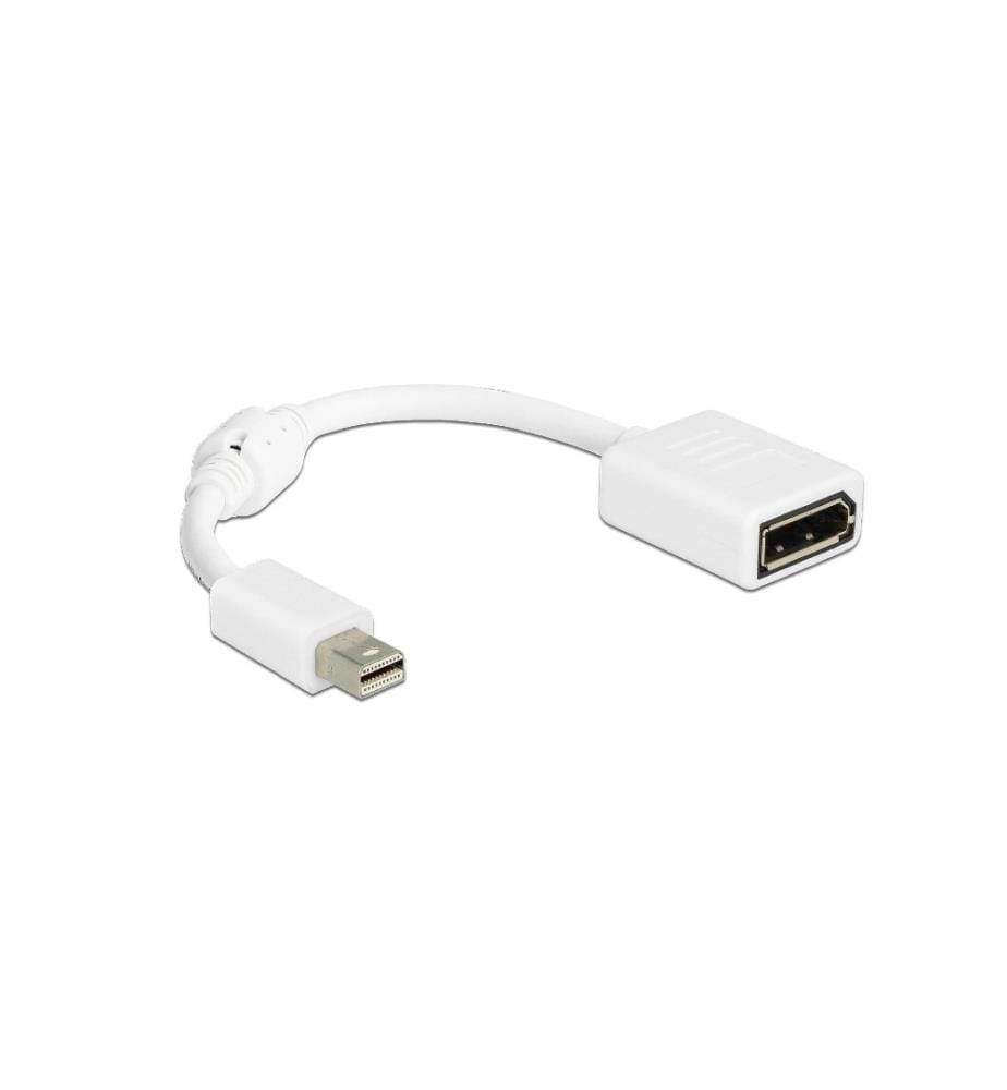 DELOCK - Adapter Mini-DisplayPort - DisplayPort weiss, 4K, 15cm